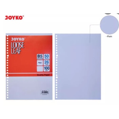 Jual JOYKO Loose Leaf Kertas Isi Binder B5 Grid Kotak Tebal Binder 26