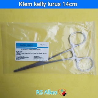 Jual Klem Kelly Lurus 14cm Kelly Haemostatic Forcep Straight Shopee