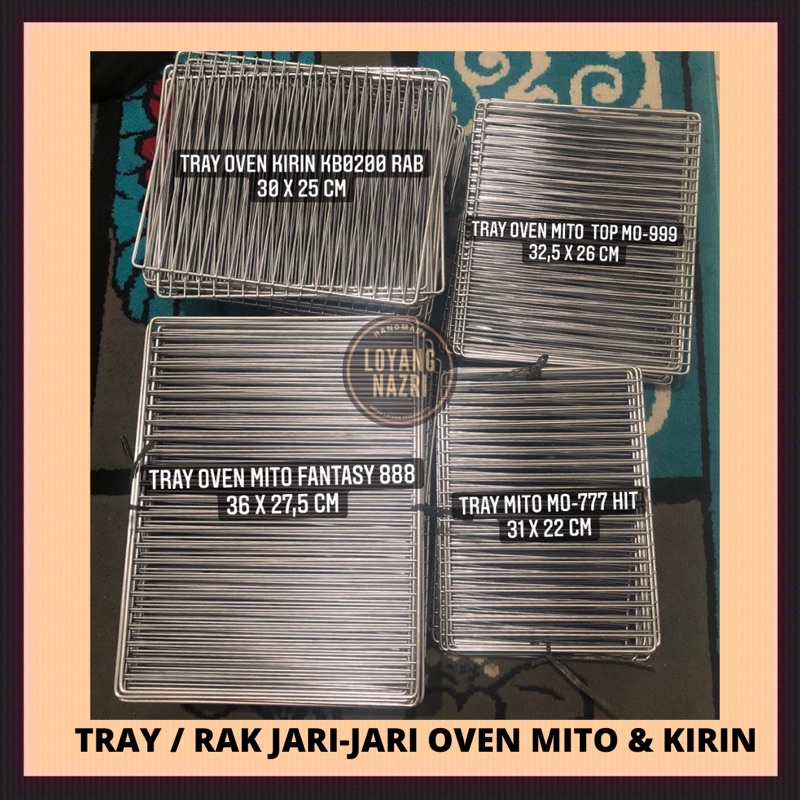 Jual Tray Jaring Rak Jari Jari Oven Mito Fantasy Mo Liter