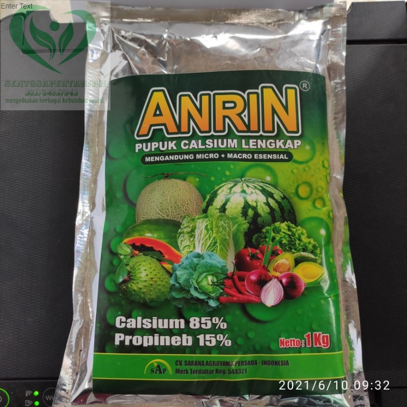 Jual Pupuk Tanaman Calsium Lengkap Anrin Isi Kg Dari Sarana Agrotama