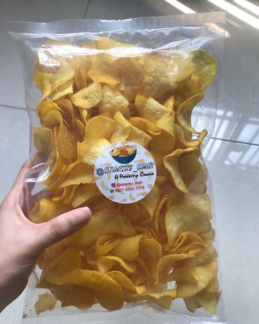 Jual KERIPIK SINGKONG JAGUNG 250 GRAM KERIPIK UBI RASA JAGUNG