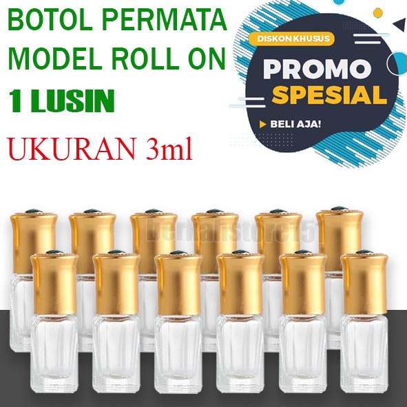 Jual Botol Parfum Roll On Ml Isi Pcs Botol Oles Parfum Botol Minyak