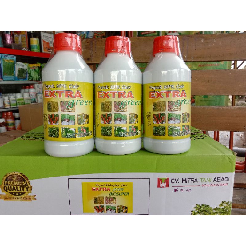 Jual Pupuk NPK Cair Extra Green Kemasan 1 Liter Shopee Indonesia