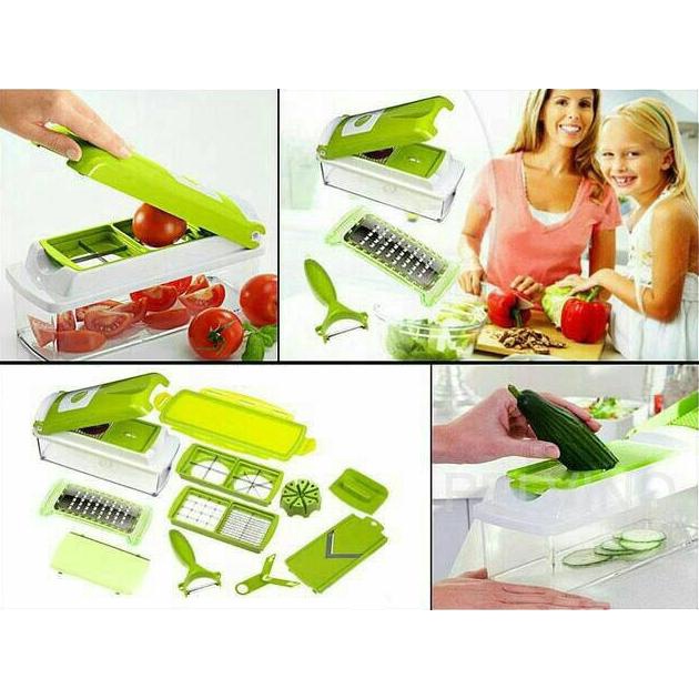 Jual Genius Nicer Dicer Plus Pemotong Serbaguna A See On Tv Shopee