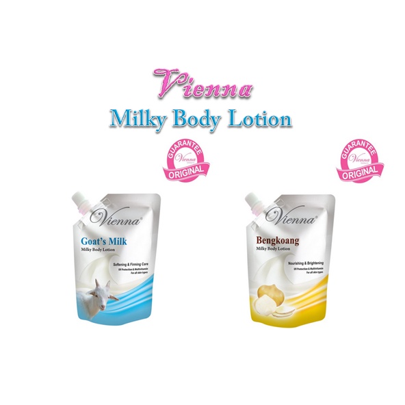 Jual VIENNA MILKY BODY LOTION 250GR SACHET LOTION VIENNA SACHET