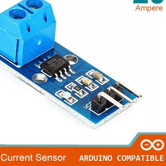 Jual ACS712 Current Sensor 20A Current Sensor Arus For Arduino Shopee