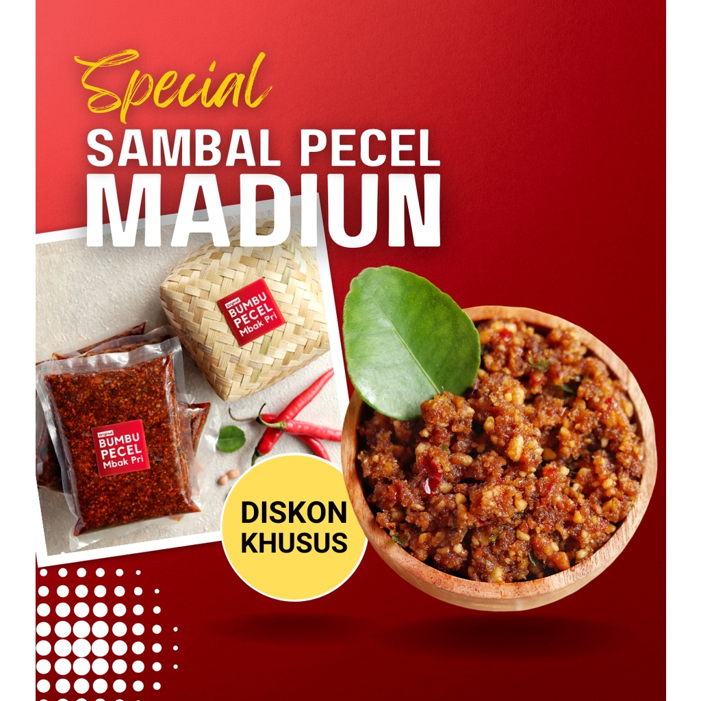 Jual ORIGINAL BUMBU SAMBEL PECEL KHAS MADIUN Shopee Indonesia