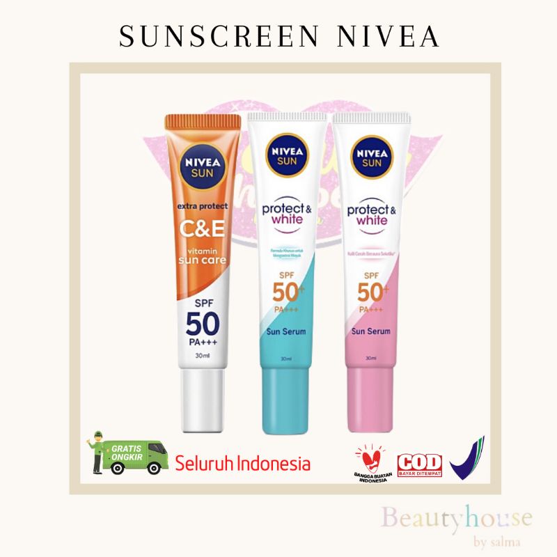 Jual NIVEA Sun Protect White Oil Control Instan AURA SPF 50 Nivea