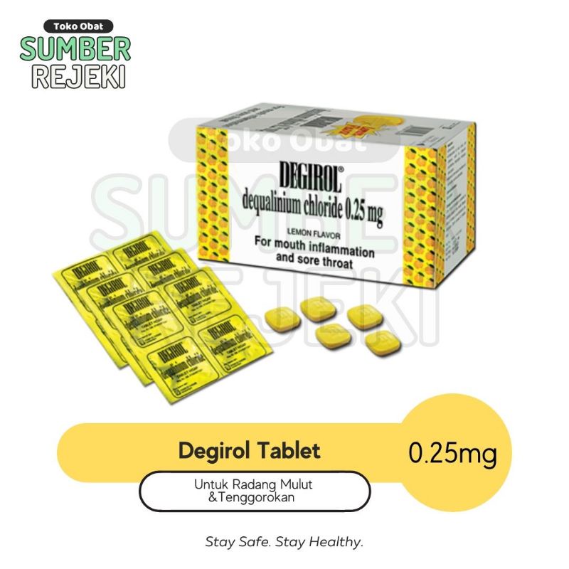 Jual Degirol Hisap 0 25 Mg Harga Per Kotak 1 Kotak Isi 20 Tablet Atau