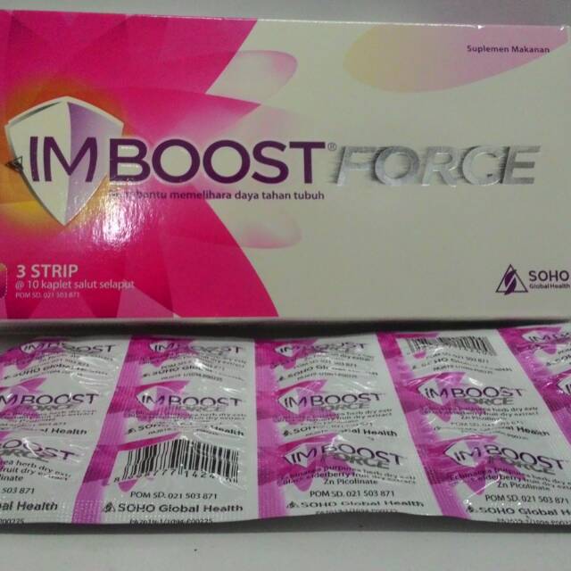 Jual Imboost Force Caps Strip Isi Kaplet Vitamin Untuk