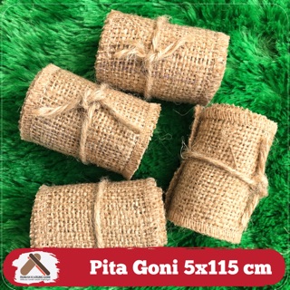 Jual Pita Goni Obras Krem X Cm Roll Pita Hampers Pita