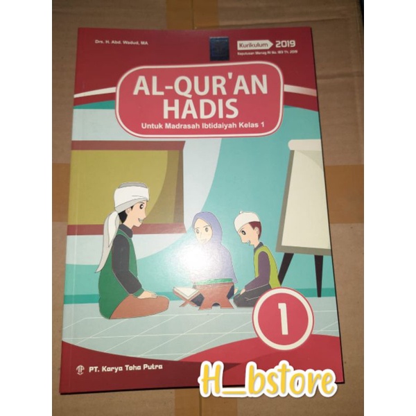 Jual Al Quran Hadis SD MI Kelas 1 2 3 4 5 6 Toha Putra Kurikulum 2019