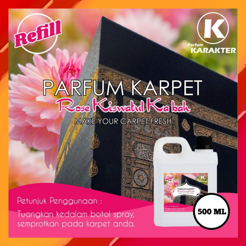 Jual Parfum Karpet Sajadah Masjid Rumah Aroma Rose Kiswatul Kakbah