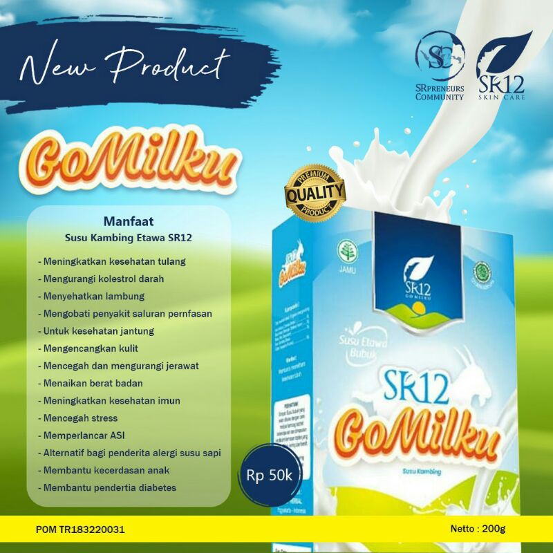 Jual Susu Kambing Gomilku Sr Susu Etawa Kualitas Premium Goat