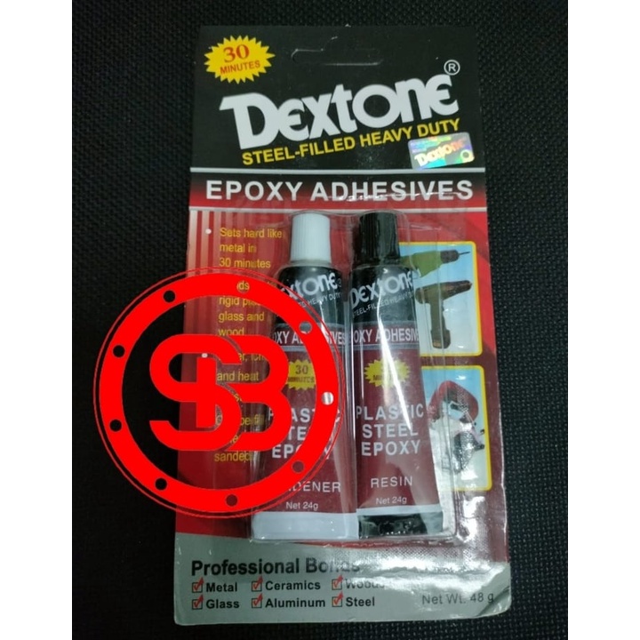 Jual Lem Besi Campur Epoxy Adhesive Steel Dextone Menit Kering Gr