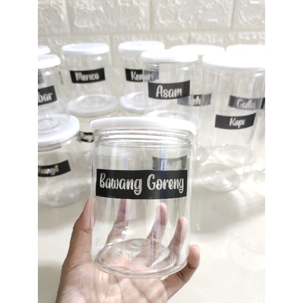 Jual Toples Bumbu Dapur Ml Free Label Dan Sendok Shopee Indonesia