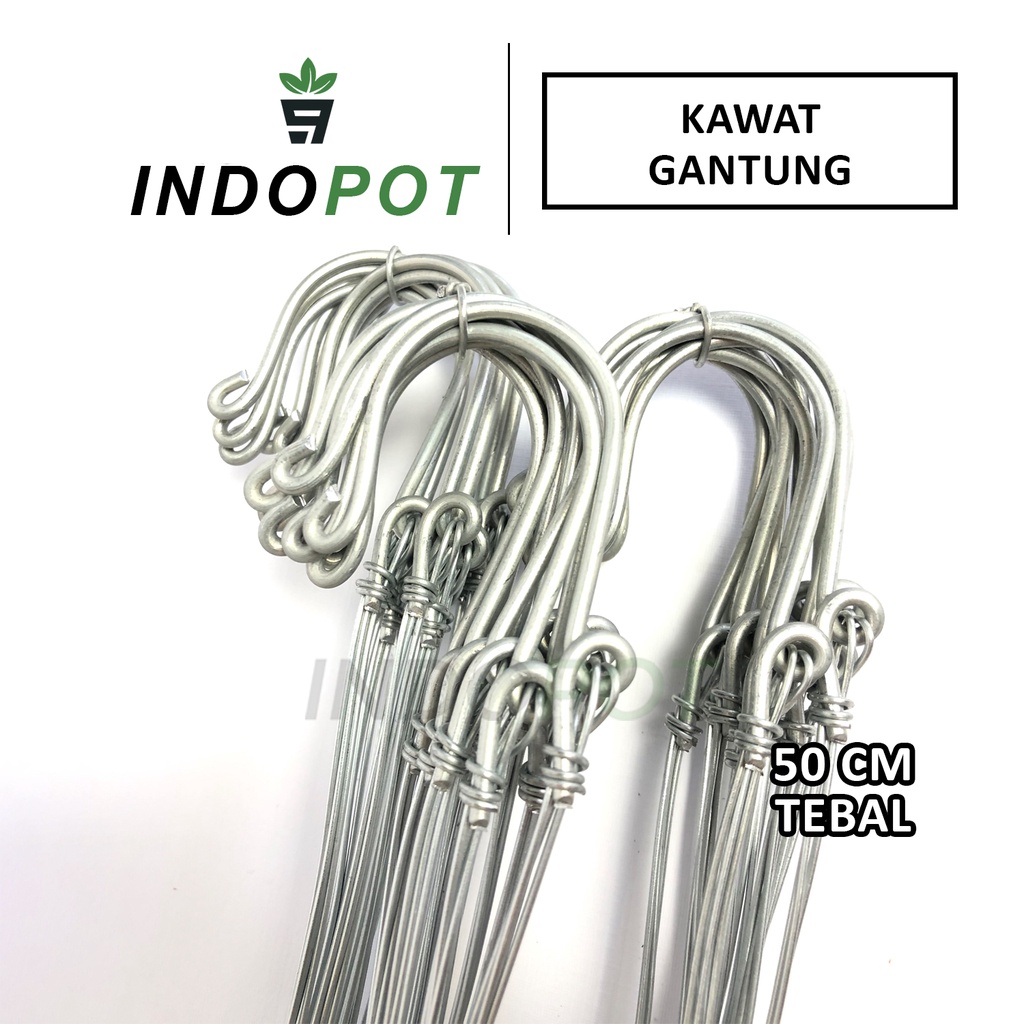 Jual Kawat Gantungan Pot Anggrek Tanaman Hias Cm Tebal Satu Ikat