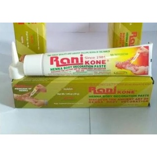 Jual Henna Inai Pacar Rani Kone Pewarna Kuku Halal Shopee Indonesia