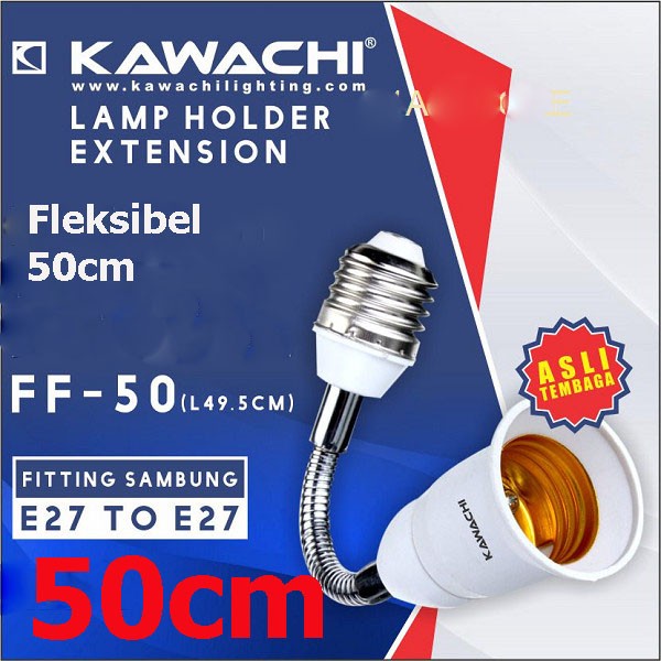 Jual Fitting Sambung Fleksibel Cm Kawachi Ff Extension Lamp E