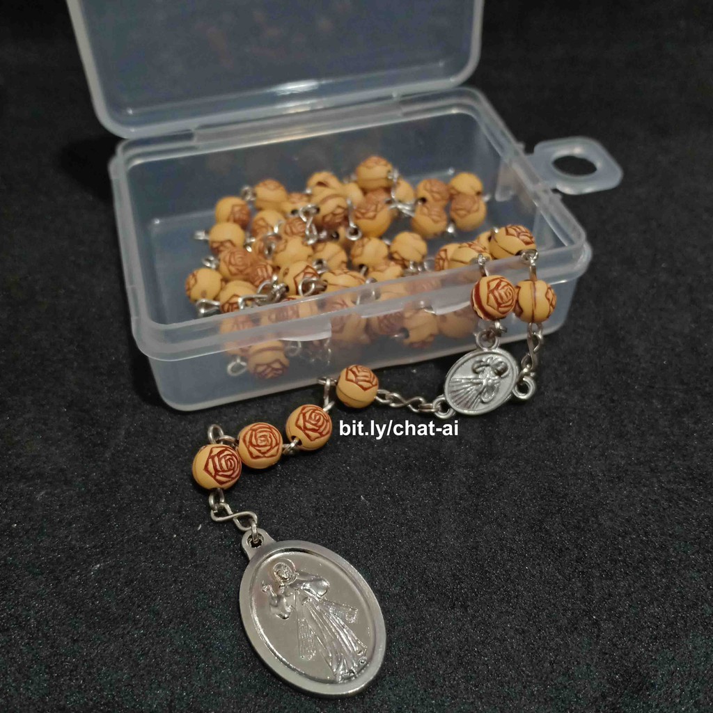 Jual Rosario Koronka Kerahiman Ilahi Kayu Bulat Shopee Indonesia