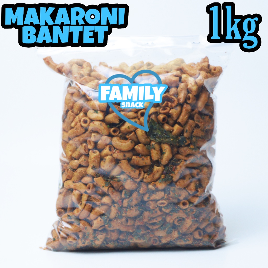 Jual Makaroni Bantet Kriuk 1kg Daun Jeruk Banyak Rasa Shopee Indonesia