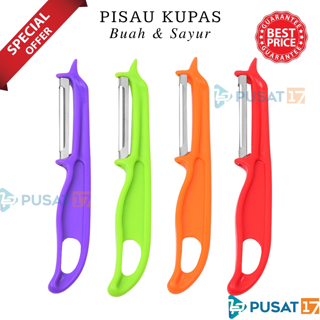 Jual PUSAT17 PISAU BUAH STAINLESS PISAU PENGUPAS KULIT BUAH DAN SAYUR