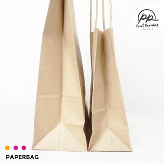 Jual Paper Bag Coklat Polos Besar 40x12x30 CM Paper Bag Kado Souvenir