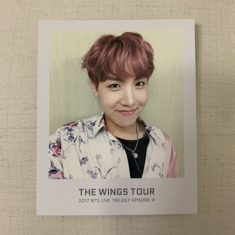 Jual Bts J Hope Wings Tour Ticket Album Pola Photocard Pc Indonesia