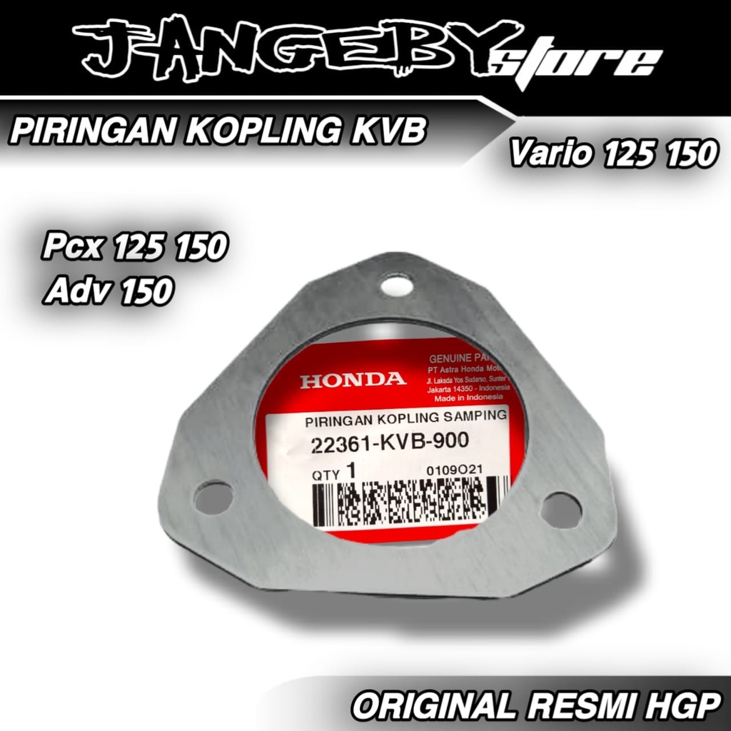 Jual Plat Tatakan Kampas Ganda Vario Pcx 125 150 Adv 150 Original Resmi