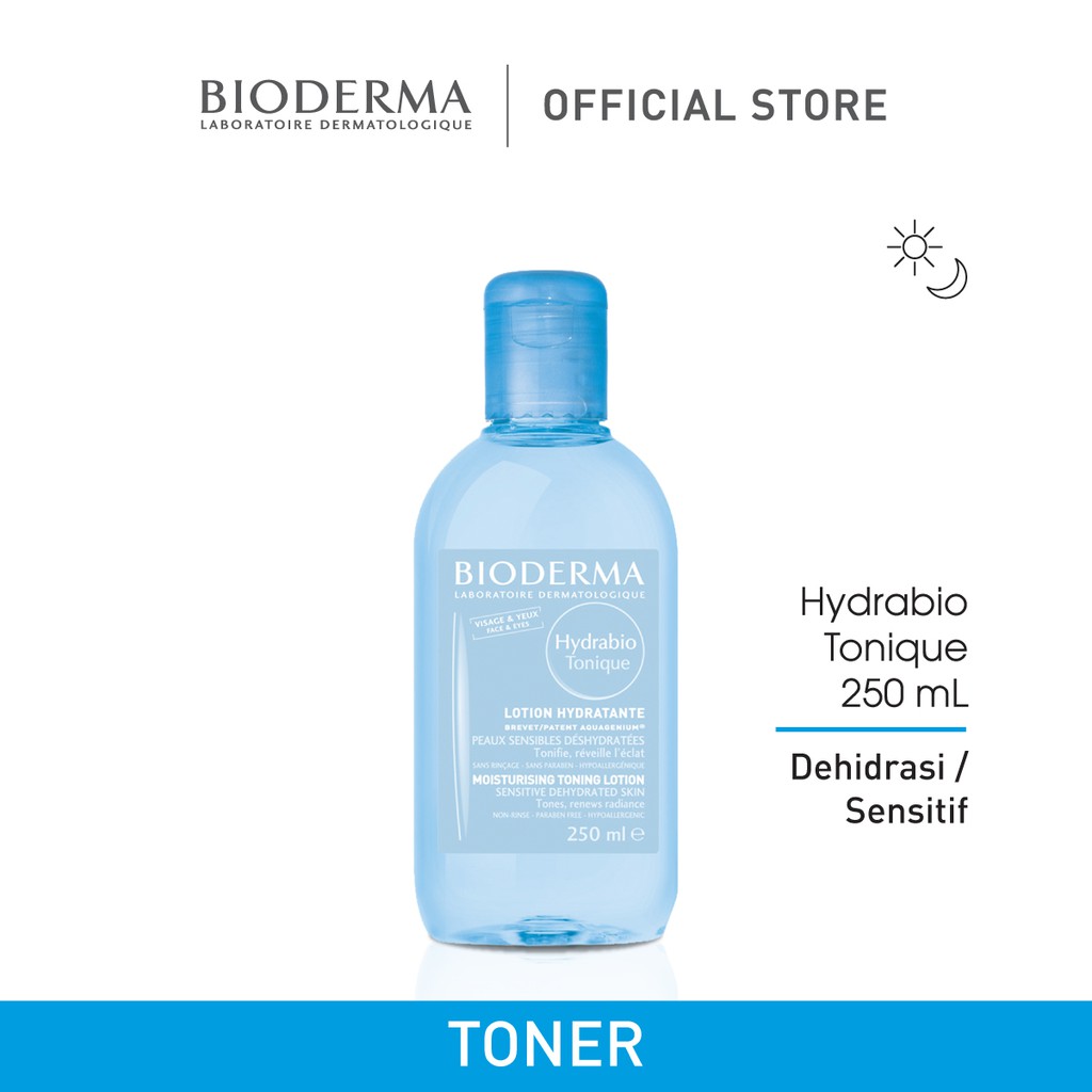 Bioderma Hydrabio Tonique 250ml Toner Pelembab Untuk Kulit Dehidrasi