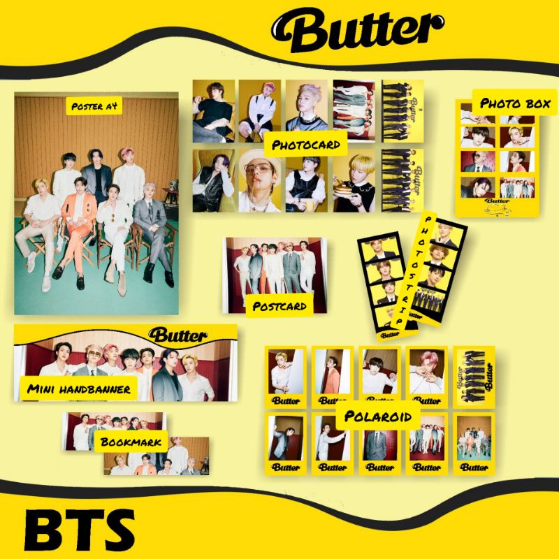 Jual Ready Fankit Bts Butter Paket Bts Butter Fankit Bts Butter Full