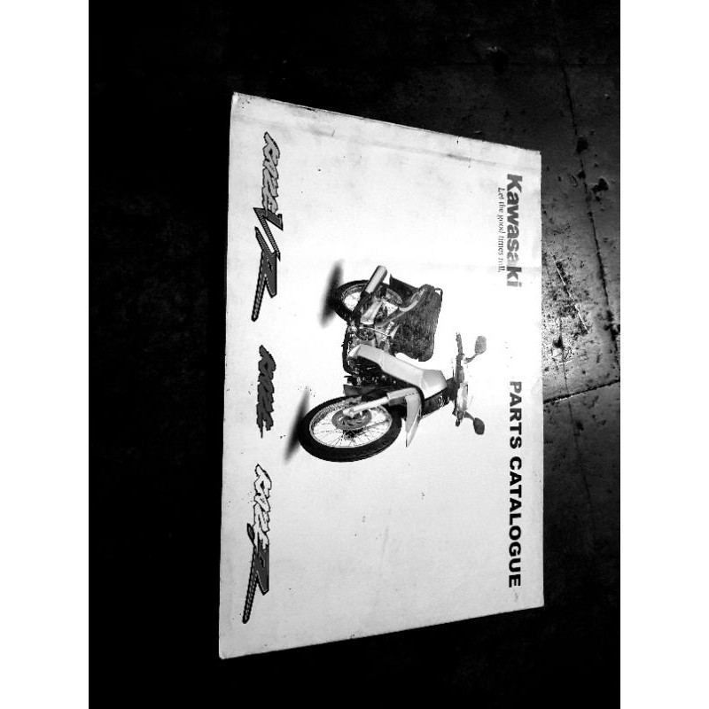 Jual Buku Part Catalog Catalogue Katalog Katalogue Copian Kawasaki Kaze