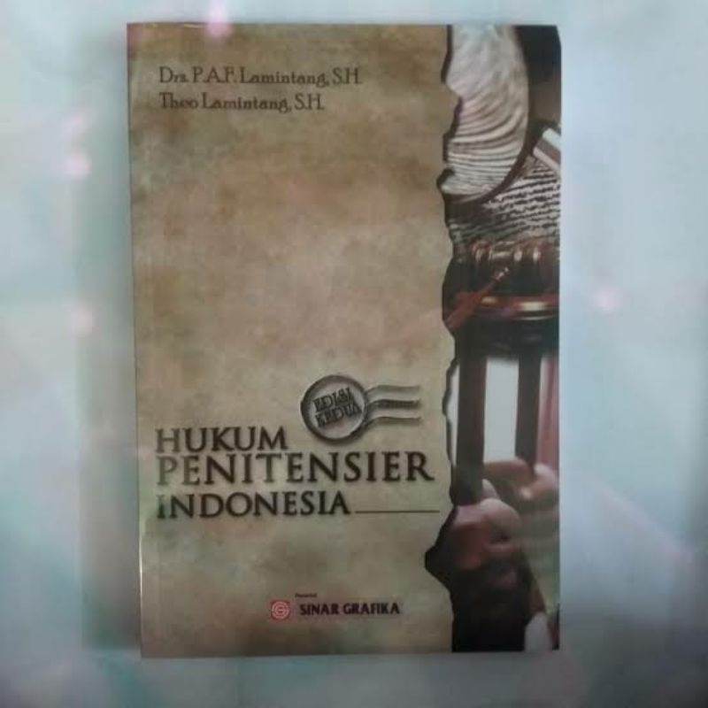 Jual Hukum Penitensier Indonesia Edisi Kedua Lamintang Shopee Indonesia