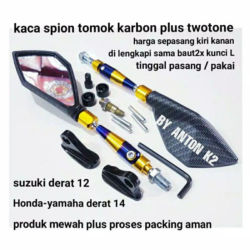 Jual KACA SPION VARIASI AKSESORIS MOTOR SUZUKI SMASH SMASH LAMA SMASH