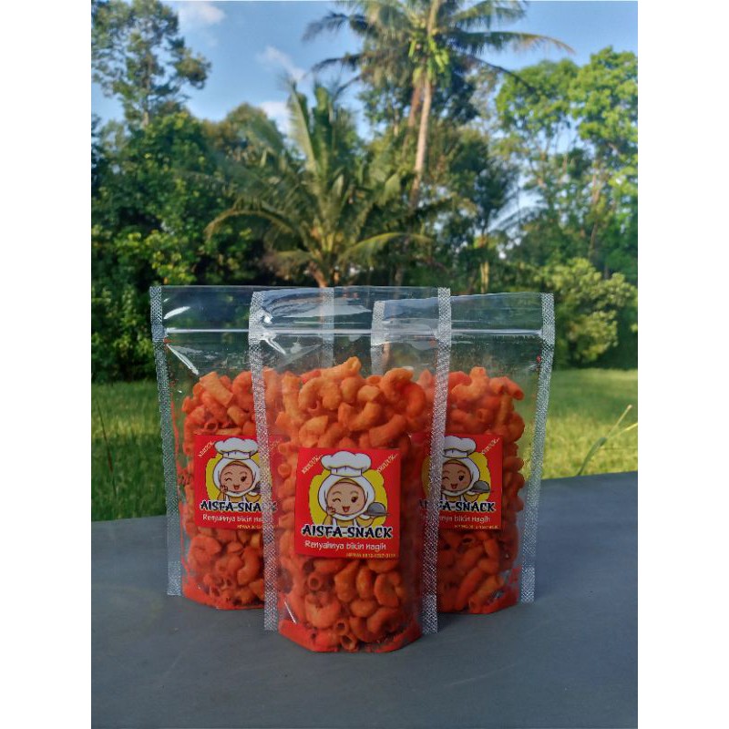 Jual MAKARONI BANTET KRIUK PEDAS Berat 100gr Shopee Indonesia