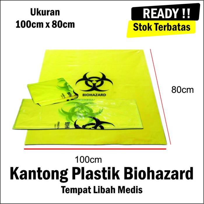 Jual Plastik Kantong Sampah Biohazard Limbah Medis Uk X Cm Jual