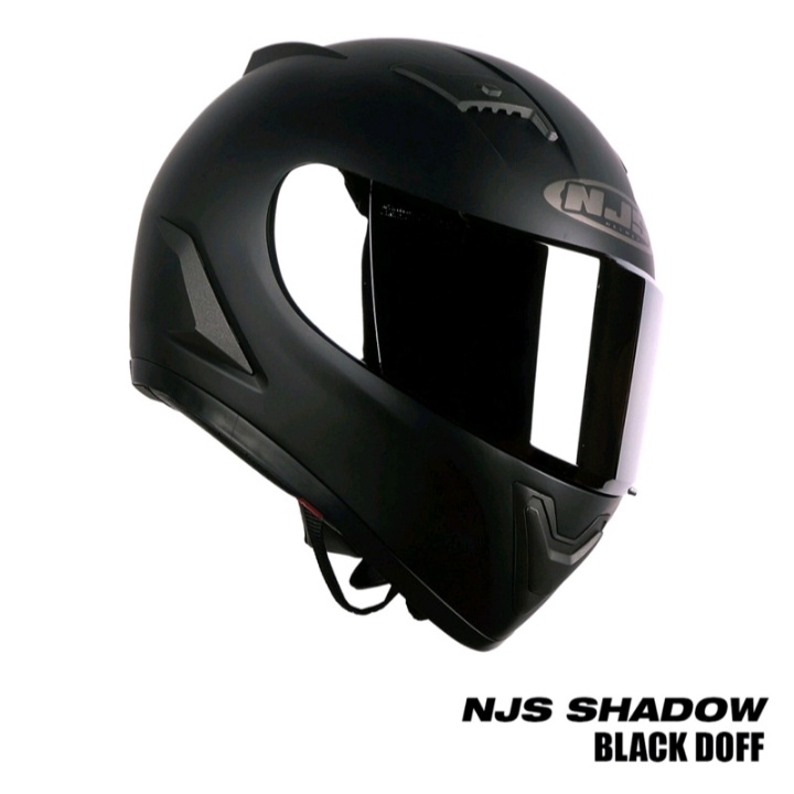 Jual Njs Shadow Solid Double Visor Free Kaca Helm Full Face Shopee