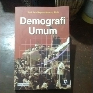 Jual Buku Original Demografi Umum Ida Bagoes Mantra Shopee Indonesia