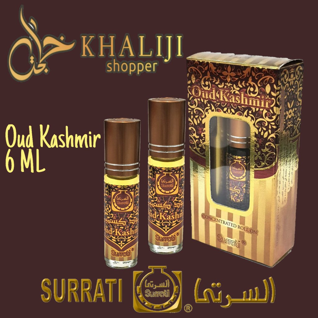 Jual Parfum Surrati Oud Khasmir Ml Roll On Surati Shopee Indonesia