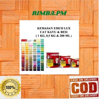 Jual Cat Kayu Dan Besi Emco Lux Emerald Green Varian Warna Bintang