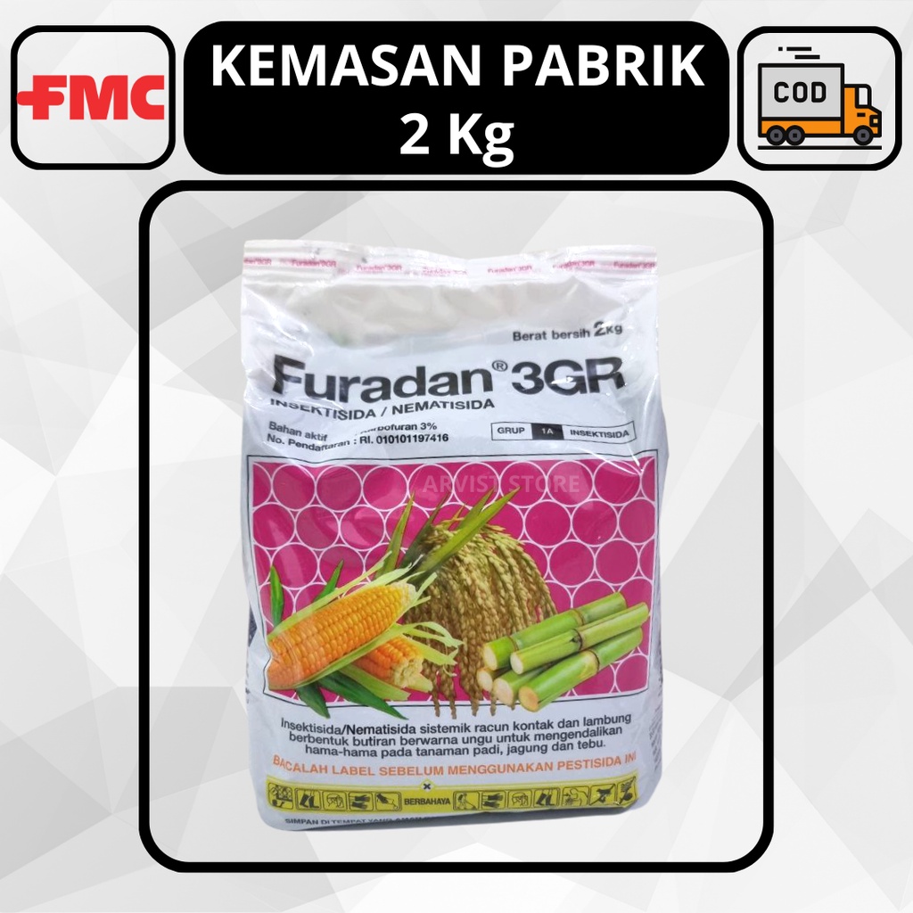 Jual FURADAN 3GR Bahan Aktif Karbufuran 3 Insektisida Nematisida Obat