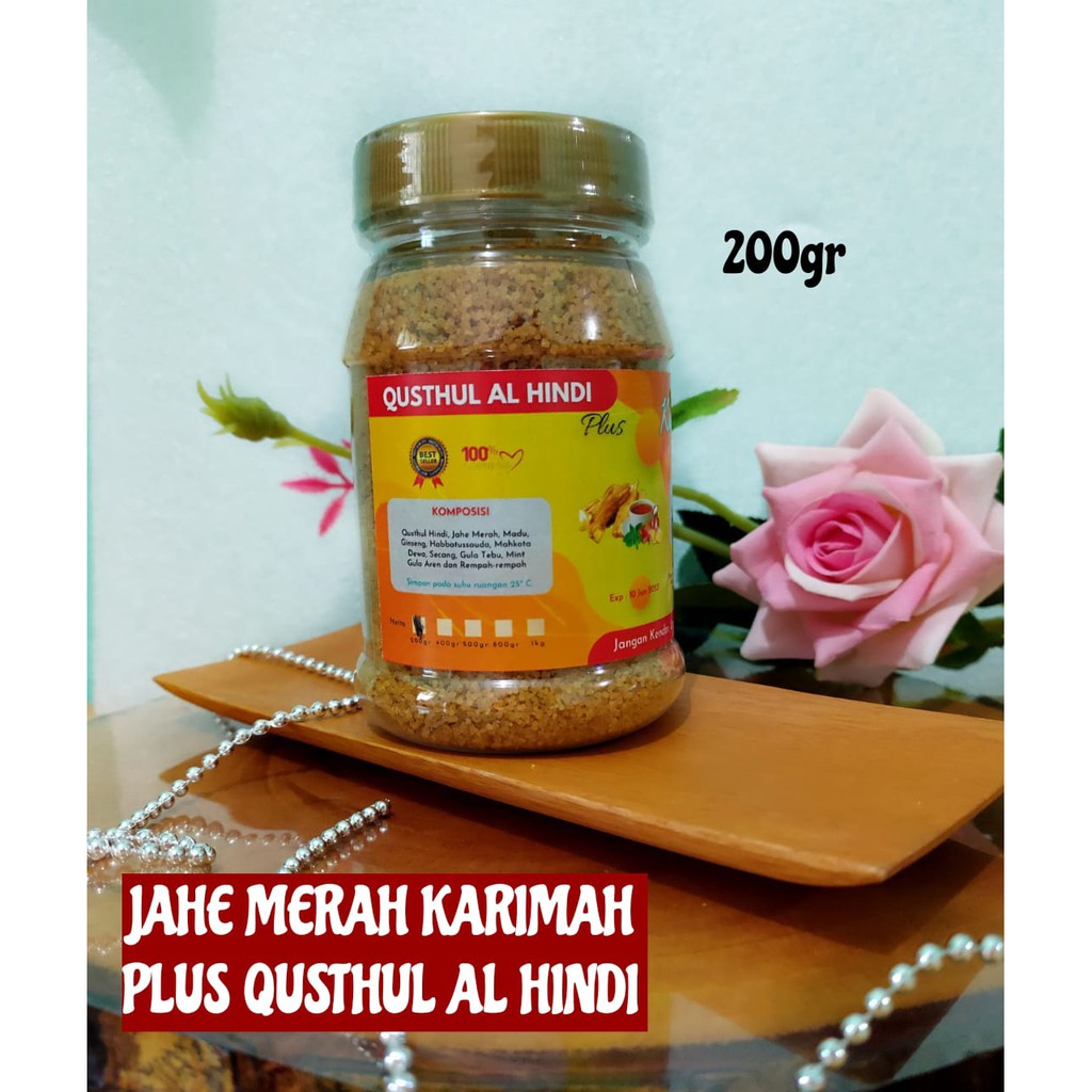 Jual Jahe Merah Karimah Qusthul Al Hindi Plus Gram Shopee Indonesia