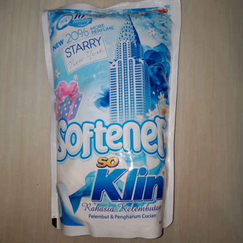 Jual So Klin Softener Pelembut Biru Ml Shopee Indonesia