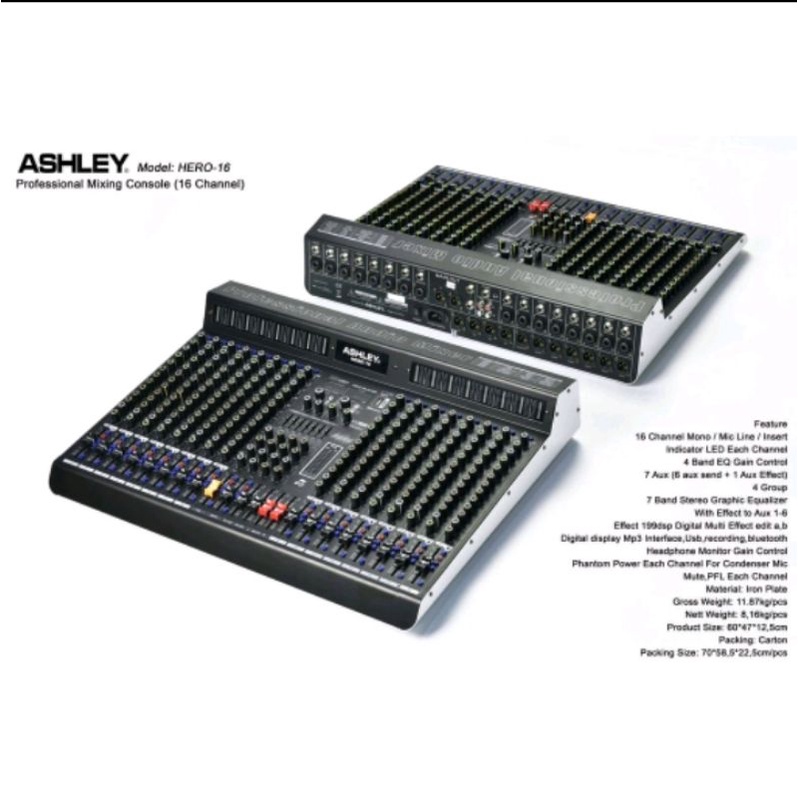 Jual Mixer Ashley Hero Channel Original Multi Effect Dsp Shopee