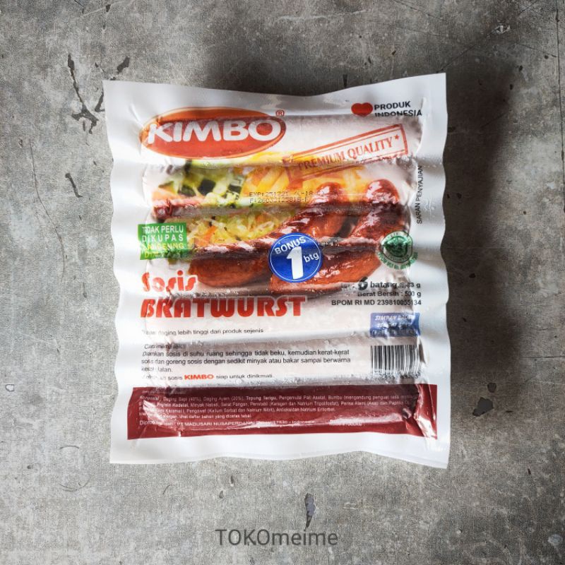 Jual Kimbo Sosis Bakar Jumbo S Gr Shopee Indonesia