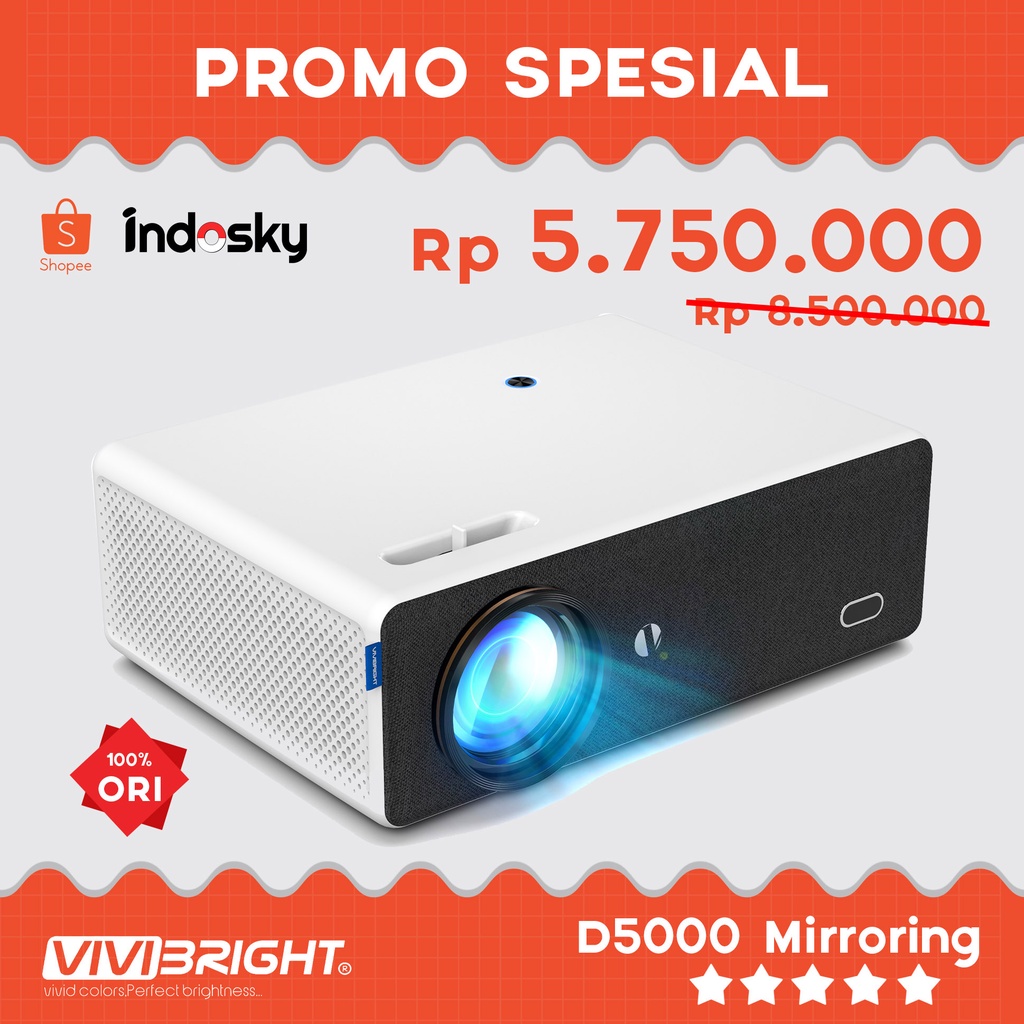 Jual Promo Spesial Proyektor D Plus Full Hd Vivibright Produk