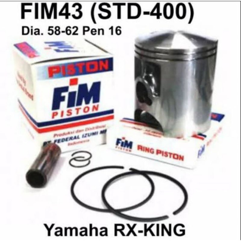 Jual Piston Fim Yamaha Rx King Pin Fim Shopee Indonesia