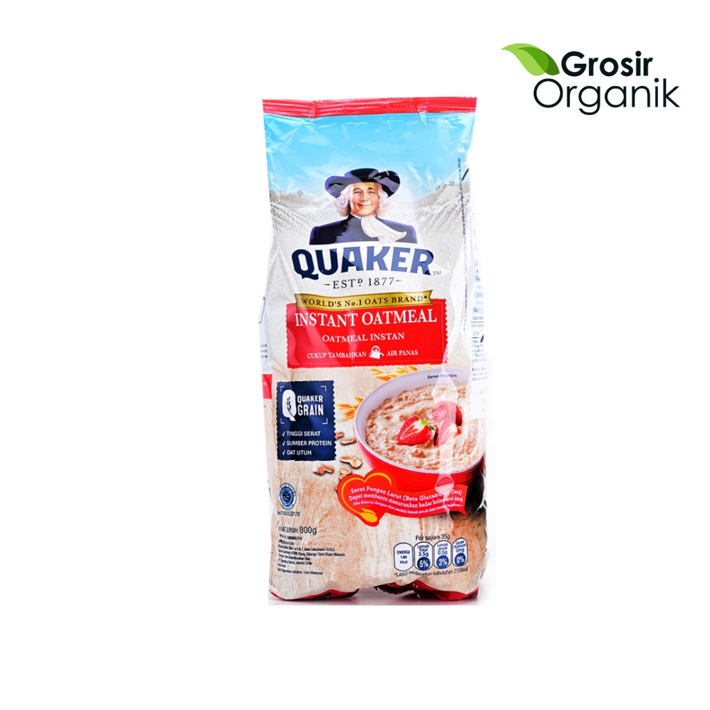 Jual Quaker Instant Oatmeal G Oats Shopee Indonesia