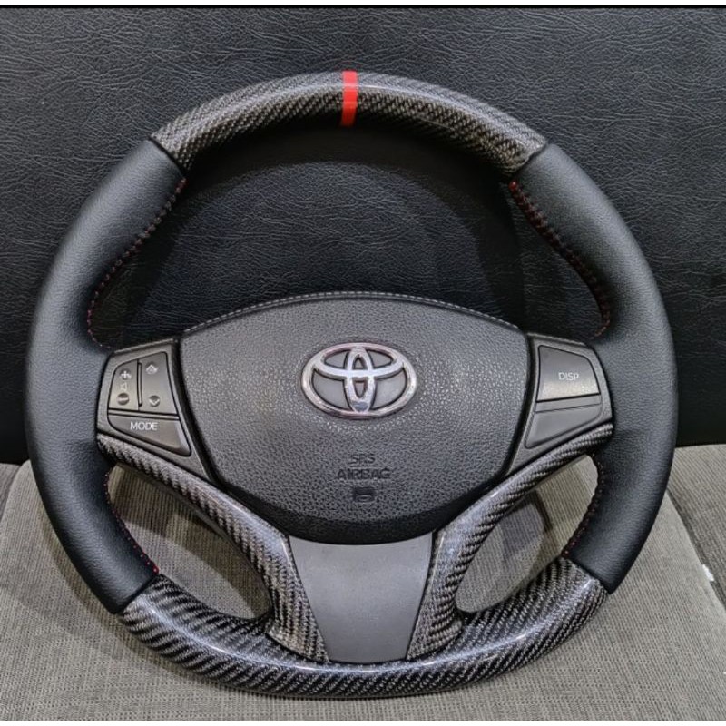 Jual Stir Yaris Trd Carbon Pnp Ke Semua Toyota Stir Original Shopee