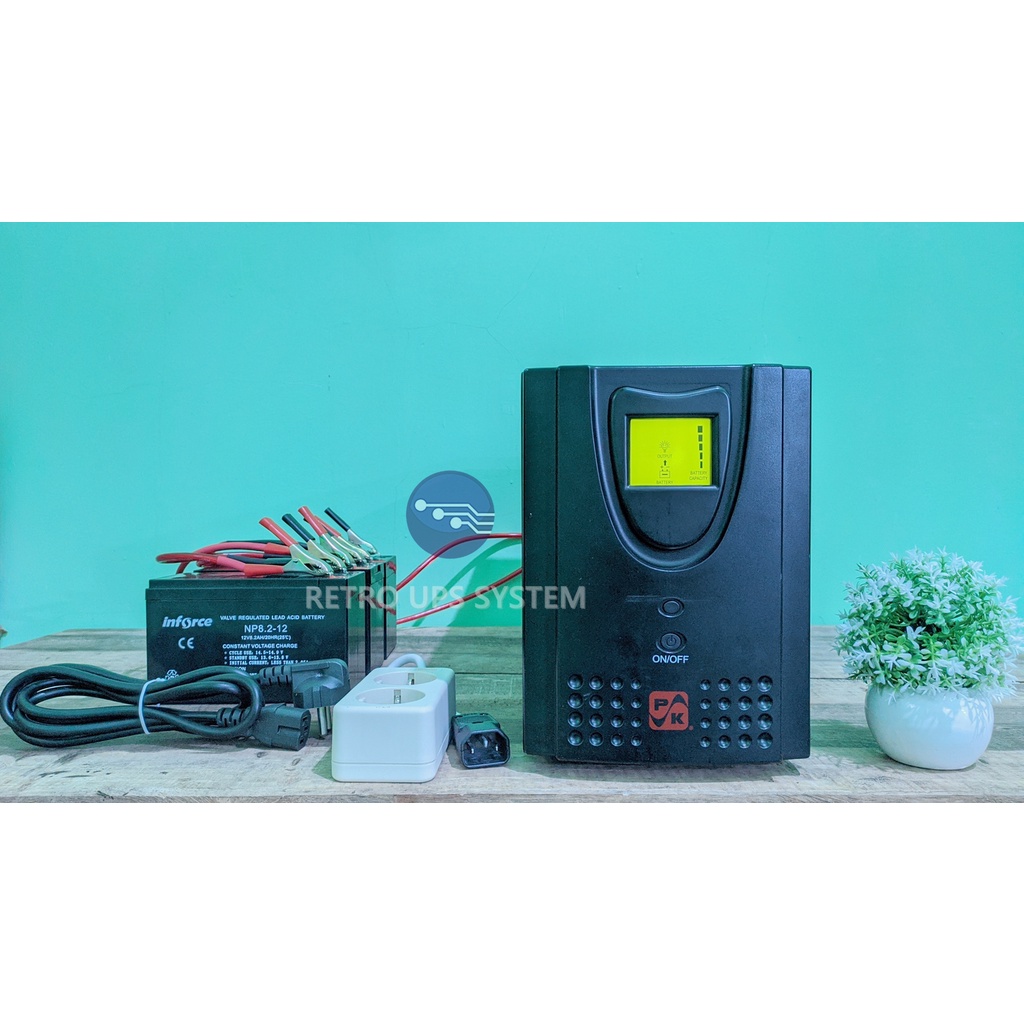 Jual UPS Modif Modifikasi Aki External Power Kinetics 2000VA 1200W 36V